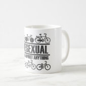 Bikesexual - Grappige fiets en fietsen Koffiemok (Voorkant rechts)