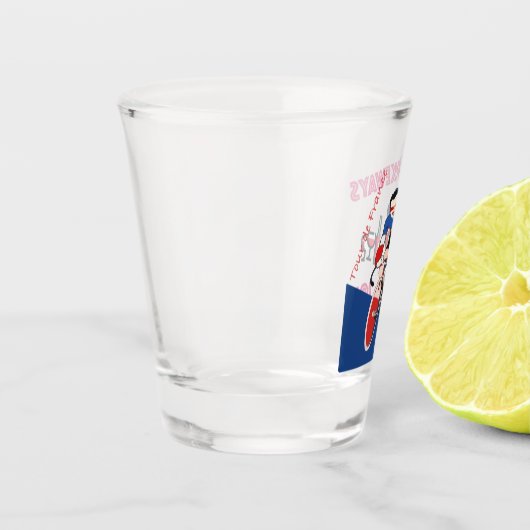 Bikeways Shot Glass Shot Glas (Links)