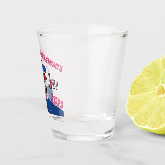 Bikeways Shot Glass Shot Glas (Rechts)