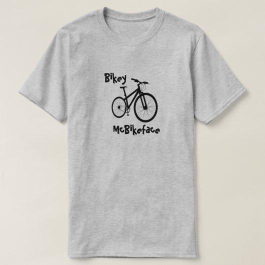 Bikey McBikeface T-shirt (Design voorkant)