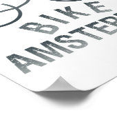 Biking Amsterdam Netherlands Graphic _1  Poster (Hoek)