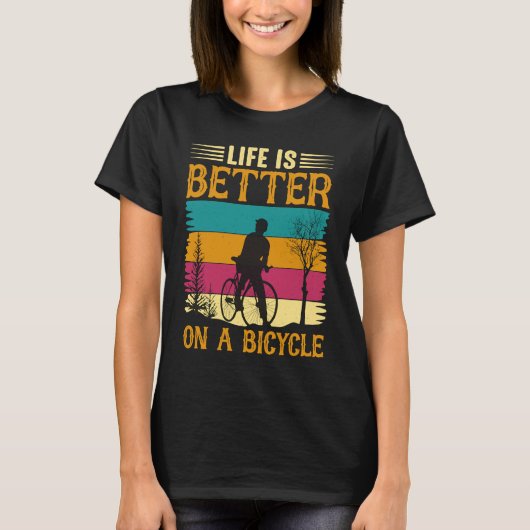 Biking and Cycling   14 T-shirt (Voorkant)
