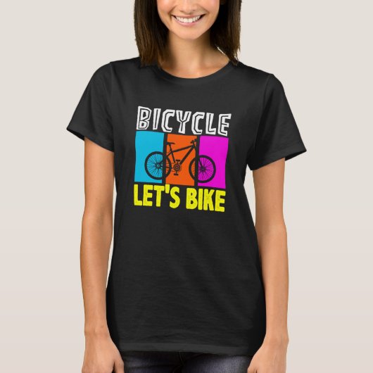 Biking and Cycling  14 T-shirt (Voorkant)