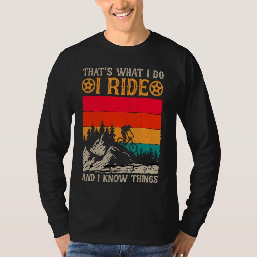Biking and Cycling   17 T-shirt (Voorkant)