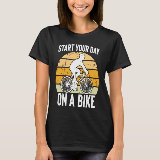 Biking and Cycling    5 T-shirt (Voorkant)