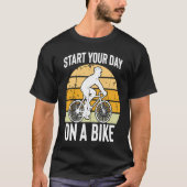 Biking and Cycling    5 T-shirt (Voorkant)