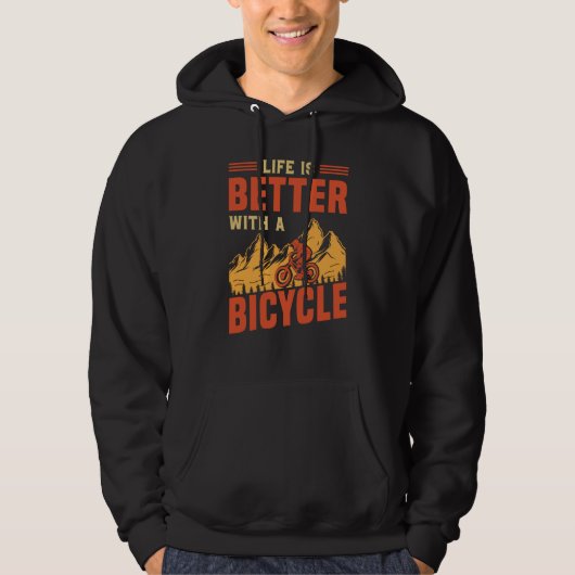 Biking and Cycling  69 Hoodie (Voorkant)