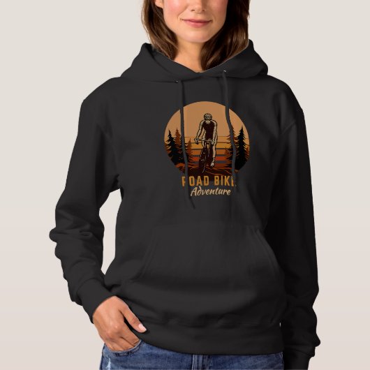 Biking and Cycling       Hoodie (Voorkant)