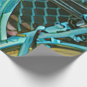 Biking Artwork Cadeaupapier (Hoek)