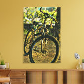 Biking Artwork Canvas Afdruk (Insitu (Woonkamer))