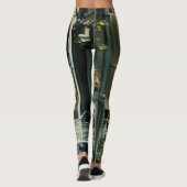 Biking Artwork Leggings (Achterkant)