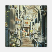 Biking Artwork Magneet (Voorkant)