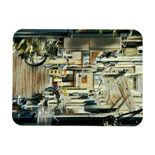 Biking Artwork Magneet (Horizontaal)