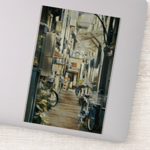 Biking Artwork Sticker