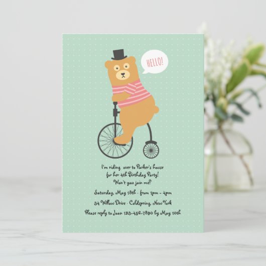 Biking Beer Kaart (Staand voorkant)