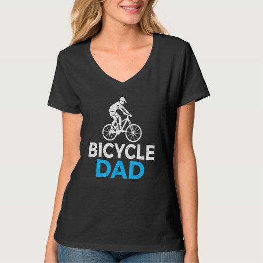 Biking Bike Bicycle Dad T-shirt (Voorkant)