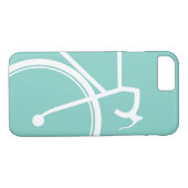 Biking Bikers Turquoise Blue Case-Mate iPhone Case (Achterkant (Horizontaal))