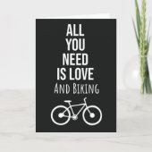 Biking Cards Bicycle Cycling Cyclist Bike Biker Kaart (Voorkant)