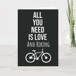 Biking Cards Bicycle Cycling Cyclist Bike Biker Kaart