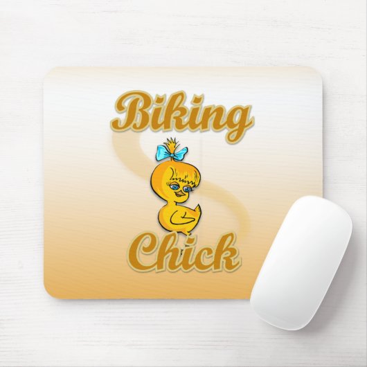 Biking Chick Muismat (Met muis)