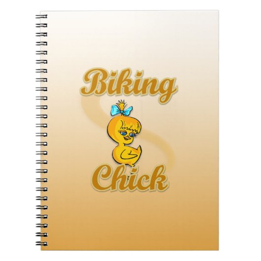 Biking Chick Notitieboek (Voorkant)
