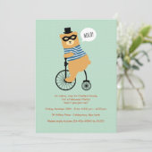 Biking draagt met de Uitnodiging van Halloween van (Staand voorkant)