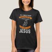 Biking en Jezus Christelijke God Love S nodig T-shirt (Voorkant)