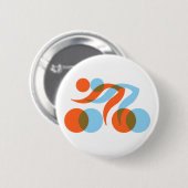 Biking_Fever_2_cyclers.png Ronde Button 5,7 Cm (Voorkant /achterkant)
