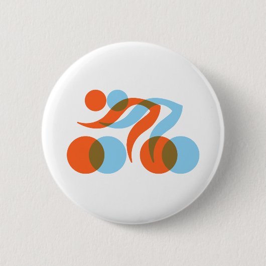 Biking_Fever_2_cyclers.png Ronde Button 5,7 Cm (Voorkant)