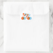 Biking_Fever_2_cyclers.png Ronde Sticker (Tas)