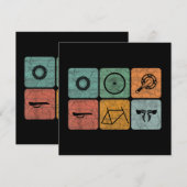 Biking fietsen fietsenonderdelen fietsenlijst cad kaart (Voorkant / Achterkant)