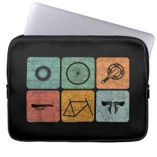 Biking fietsen  fietsenonderdelen fietsenlijst cad laptop sleeve