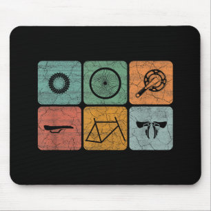 Biking fietsen  fietsenonderdelen fietsenlijst cad muismat