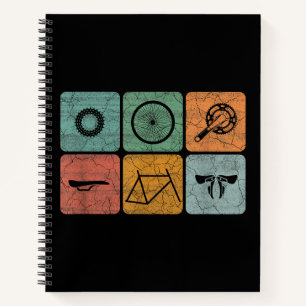 Biking fietsen fietsenonderdelen fietsenlijst cad notitieboek