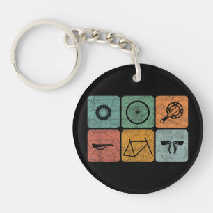 Biking fietsen fietsenonderdelen fietsenlijst cad sleutelhanger