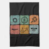 Biking fietsen  fietsenonderdelen fietsenlijst cad theedoek (Verticaal)