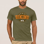 BIKING 'geboren uit pedaal' koel T-shirt (Voorkant)