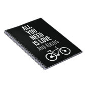 Biking Gifts Bicycle Cycling Bike Bicycling Biker Notitieboek (Rechterzijde)
