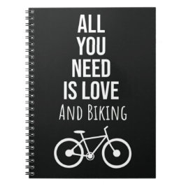 Biking Gifts Bicycle Cycling Bike Bicycling Biker Notitieboek