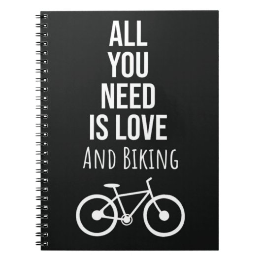 Biking Gifts Bicycle Cycling Bike Bicycling Biker Notitieboek (Voorkant)