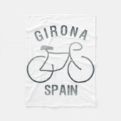 Biking Girona Spain Graphic  Fleece Deken (Voorkant)