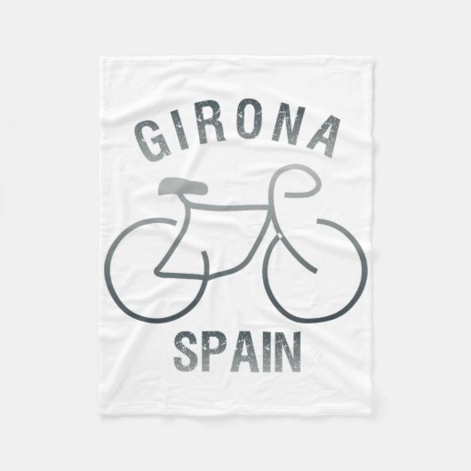 Biking Girona Spain Graphic  Fleece Deken (Voorkant)