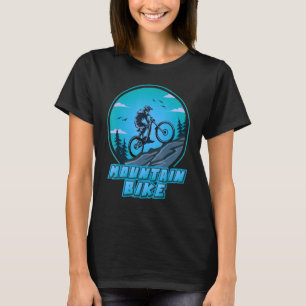 Biking in bergen zorgt er nooit voor dat de heuvel t-shirt