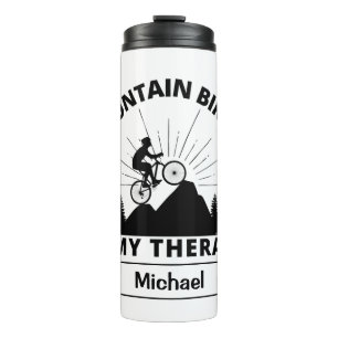 Biking in de bergen is mijn thermische thermische thermosbeker