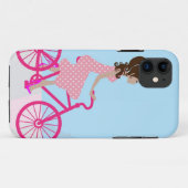 Biking in Paris iPhone 5/5S Hoesje (Achterkant (horizontaal))