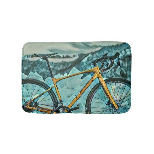 Biking Lover Gift Badmat (Voorkant)