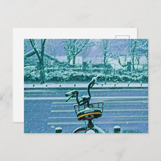 Biking Lover Gift Briefkaart (Voorkant / Achterkant)