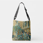 Biking Lover Gift | Cycling Painting Crossbody Tas (Voorkant)