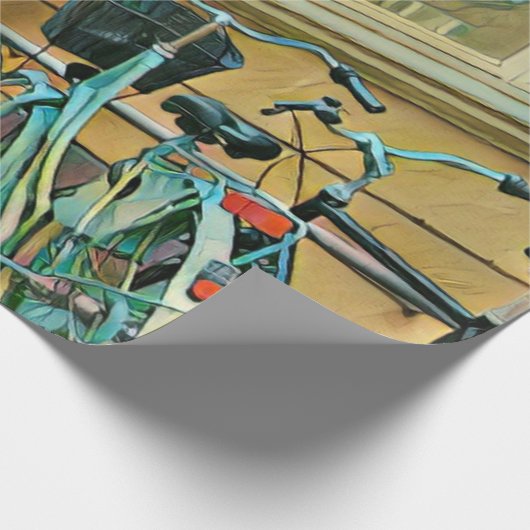 Biking Lover Gift | Fietsverf Cadeaupapier (Hoek)