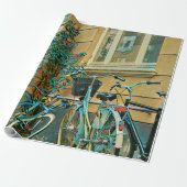 Biking Lover Gift | Fietsverf Cadeaupapier (Uitgerold)